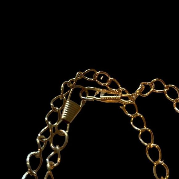 Nice Extra Long Gold Tone Necklace 44” long. NWOT - Picture 2 of 2